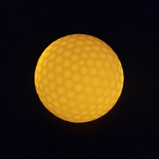 LED-golfbolde med gult lys 